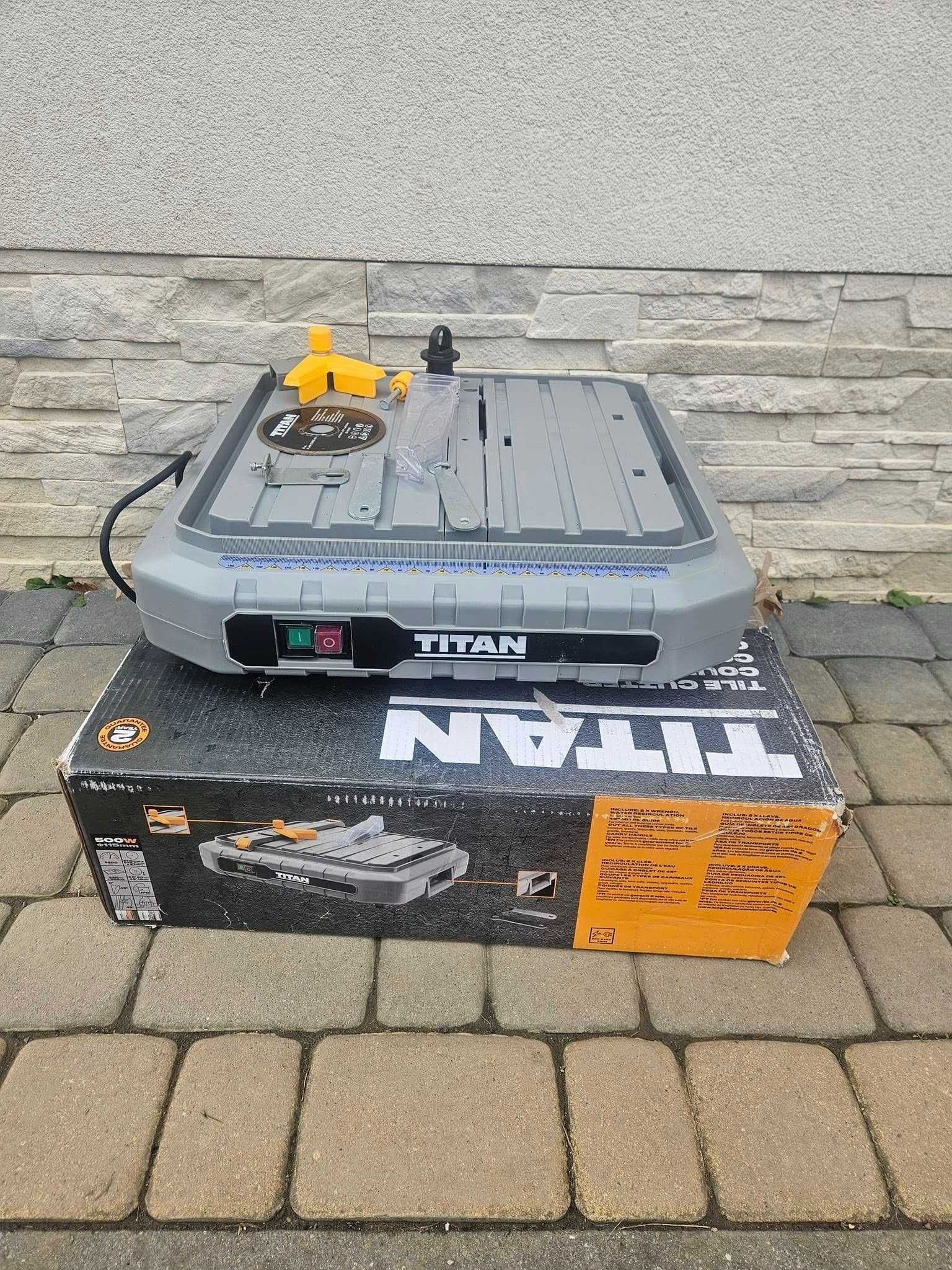 Titan TTB336TCB 500W Przecinarka do płytek na mokro 230V