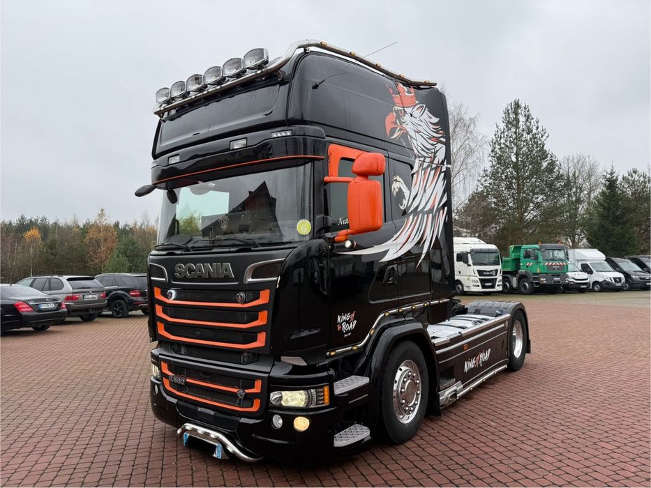 Scania R580* AIR INTEGRAL* NOWY KOMPRESOR, TURBO* NOWE TACHO* LODÓWKA* XENON* RURY* ALUFELGI NIKLOWANE* STAN SUPER*  R580* AIR INTEGRAL* Nowy Kompresor, Turbo* NOWE TACHO* LODÓWKA* XENON*