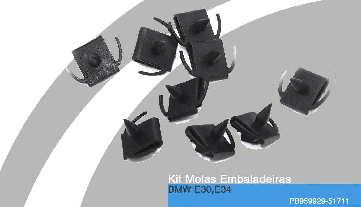 Kit 10 Molas NOVAS Embaladeiras p/ BMW E30 e E34