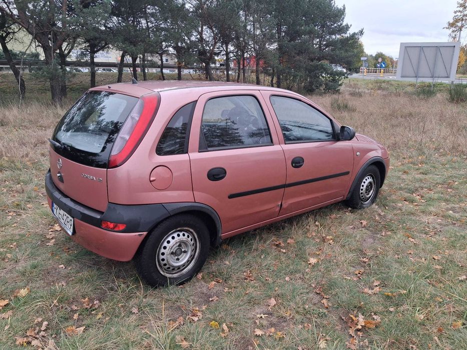 Opel Corsa C benzyna klima, wspomaganie, oplaty 10/2026, transport