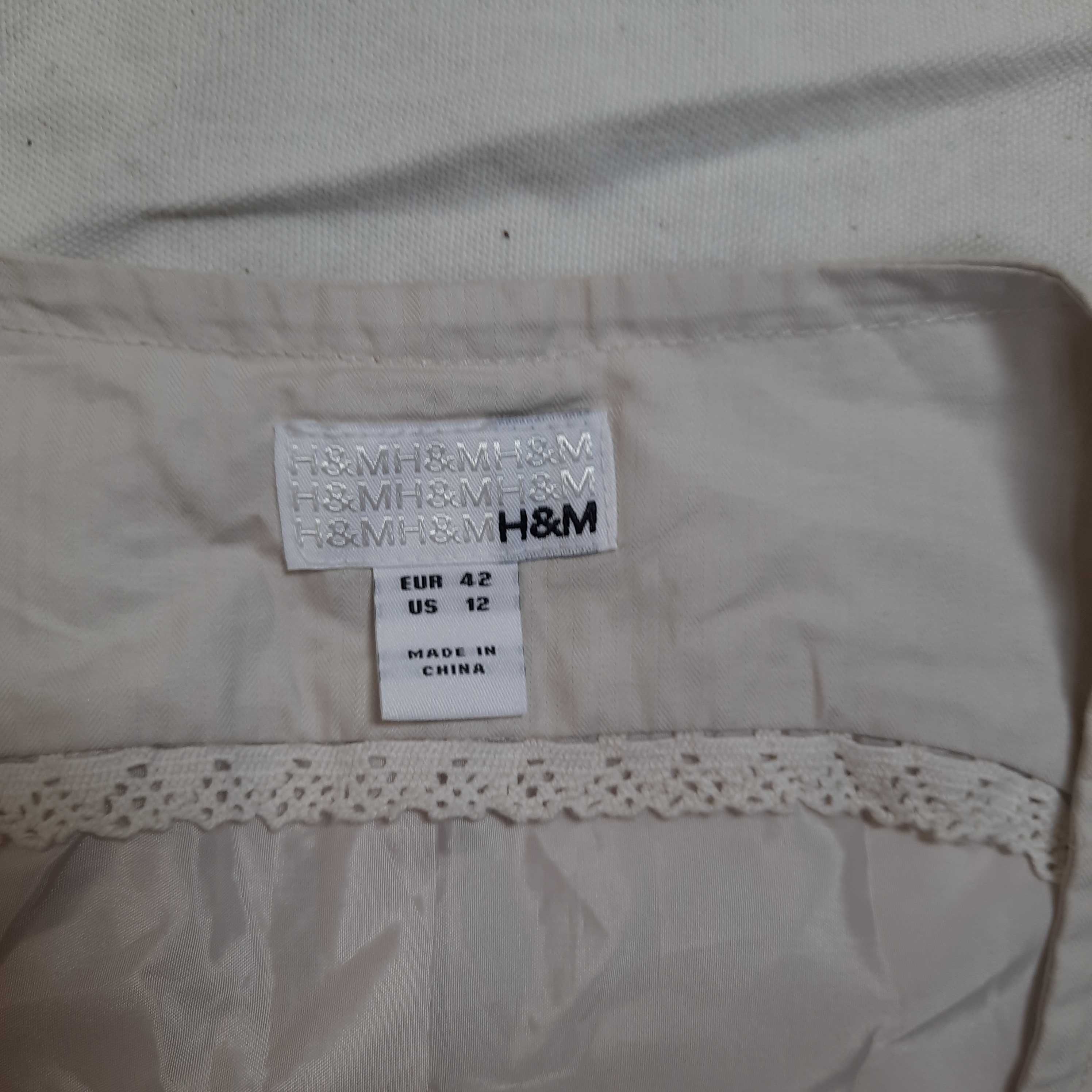 H&M kamizelka beżowa 42 L XL