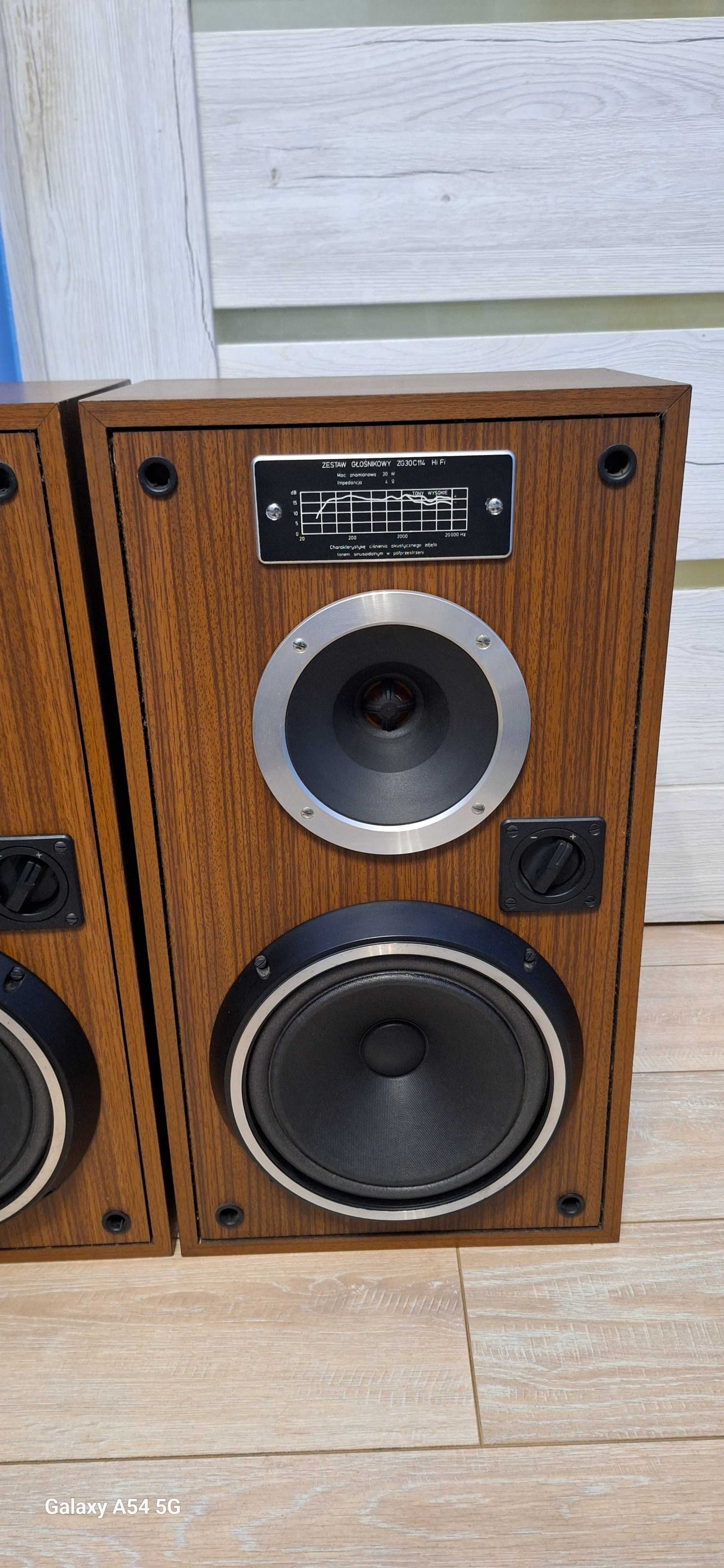 Kolumny Unitra Tonsil ZG30C114 Hi Fi Po regeneracji ! Oryginał Idealne
