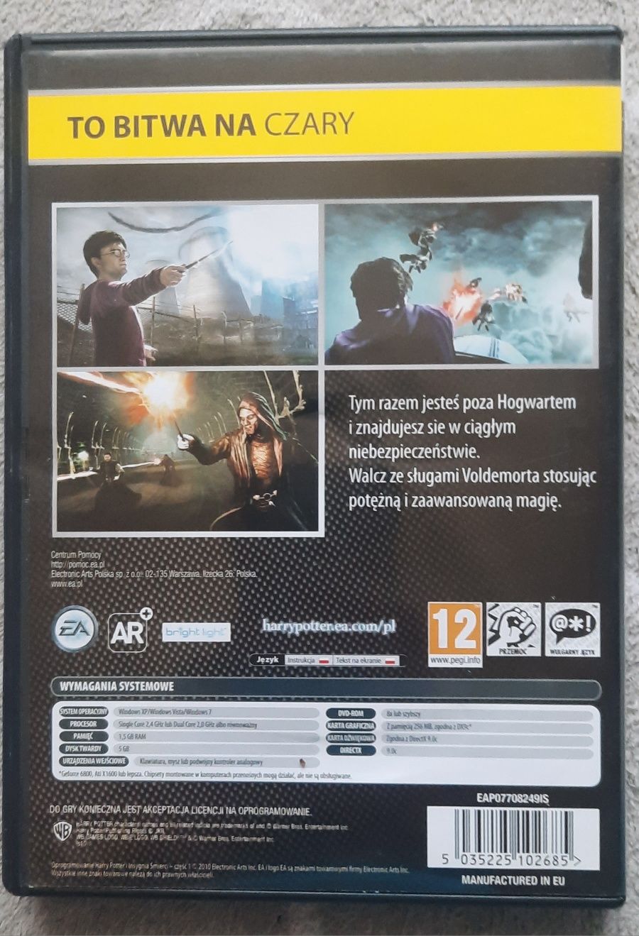 Gra PC Harry Potter i Insygnia Śmierci cz.1 PL