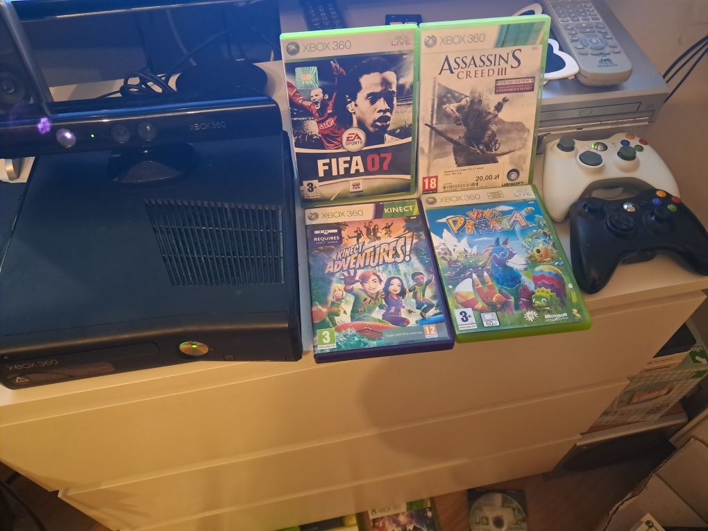 Xbox 360 kinect 2 pady gry