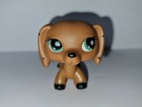 Oryginalny pies piesek Littlest Pet Shop jamnik monopoly #NO LPS