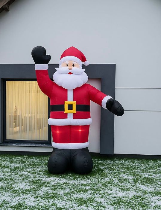 MIKOŁAJE Dmuchane Gigant z oświetleniem LED