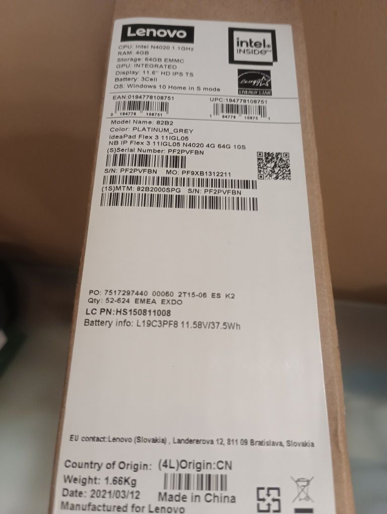 Lenovo.    B82B2