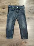 Jeansy czarne r.92