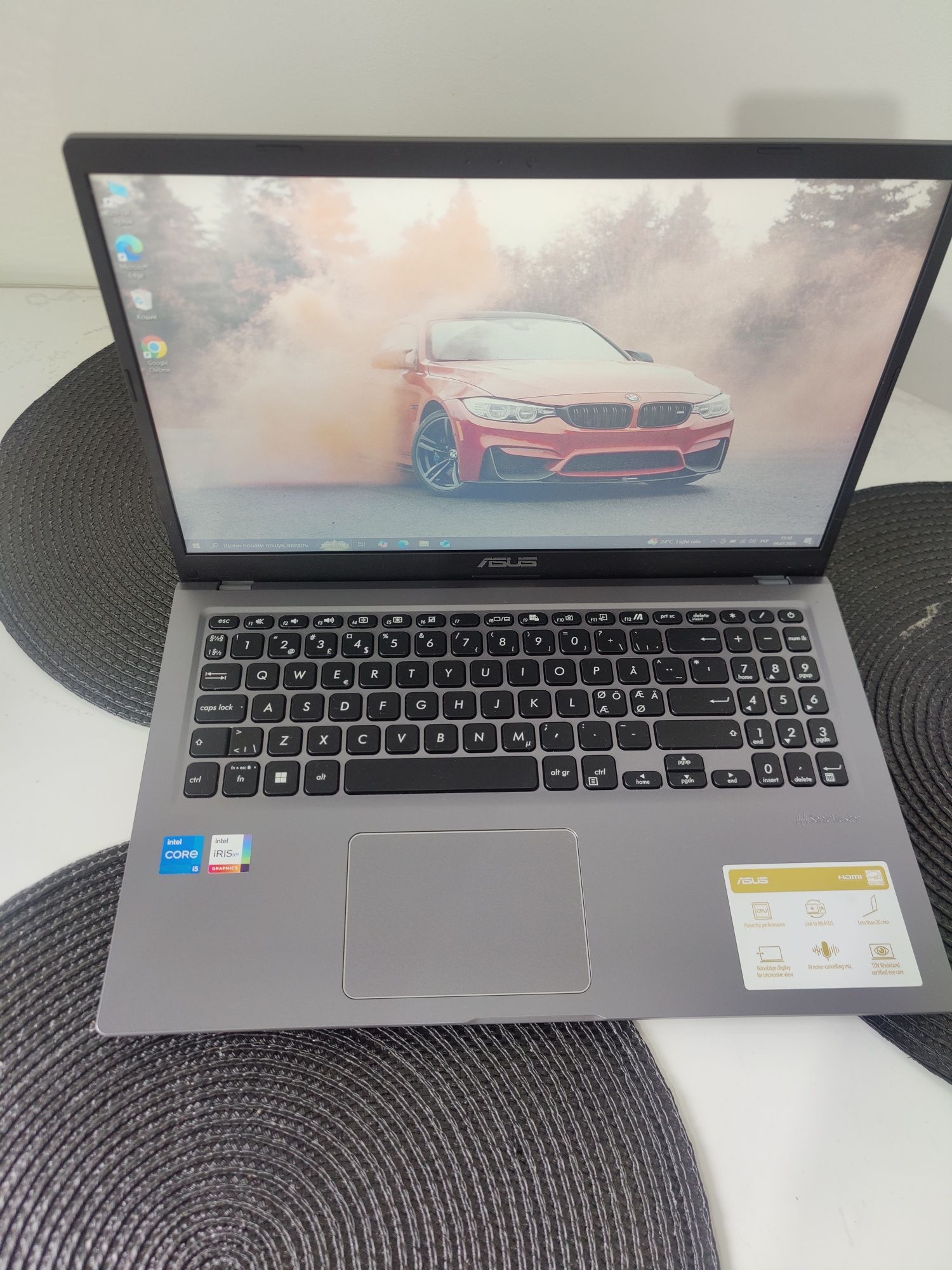 Ноутбук asus r565е / i5 1135j7 /12 ГБ/SSD 512/full HD