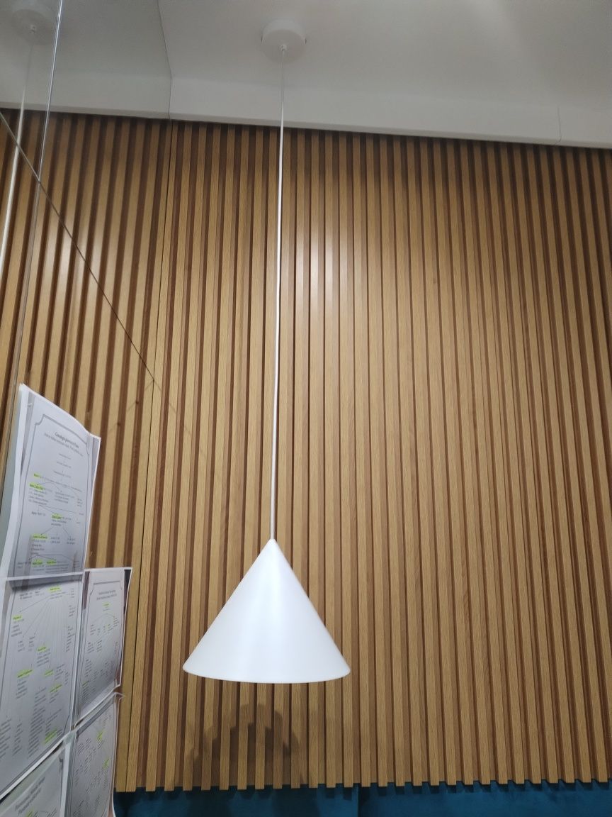 Biała lampa wisząca 2 szt.