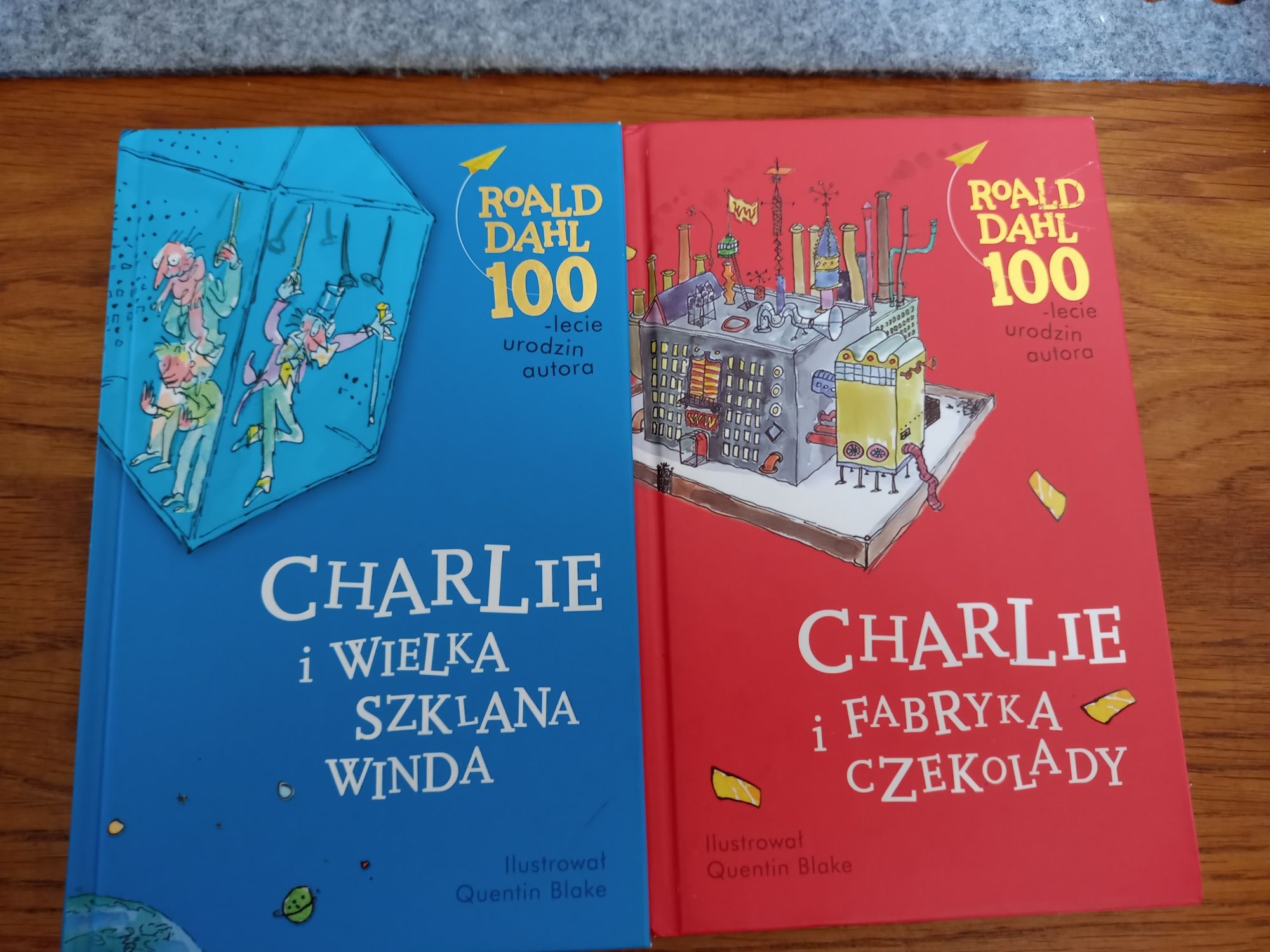 Dwie książki z serii Charlie i Willy Wonka