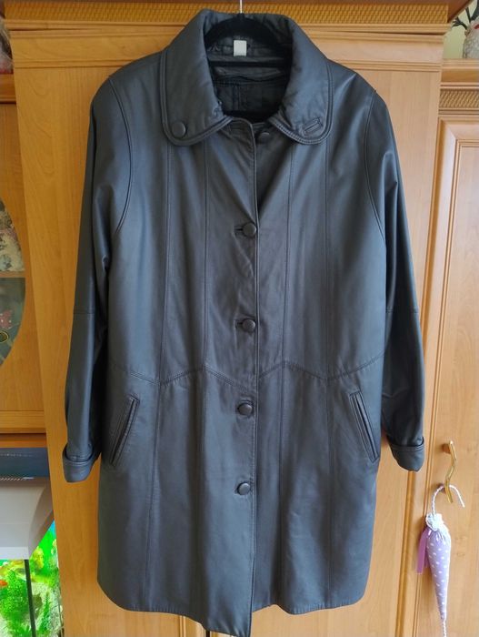 Płaszcz skórzany damski (skóra naturalna)
