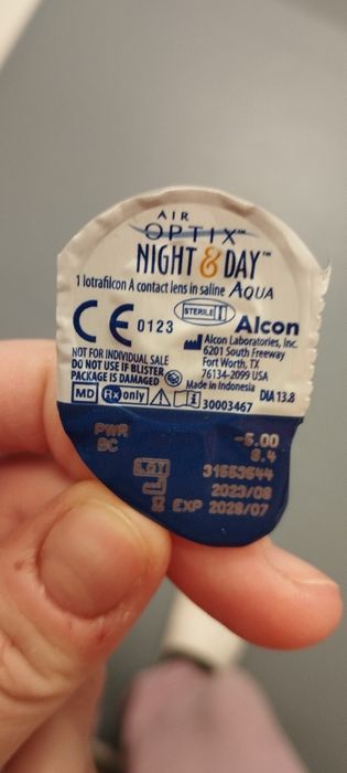 Soczewka Air optix night day