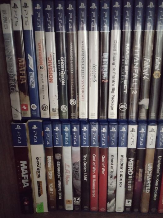 Wyprzedaż kolekcji.Gry  w świetnym stanie na ps5/ps4