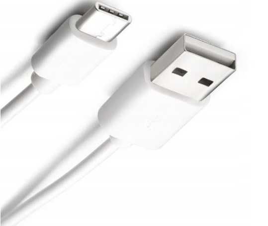 Kabel szybkiego ładowania USB na USB Typ C biały