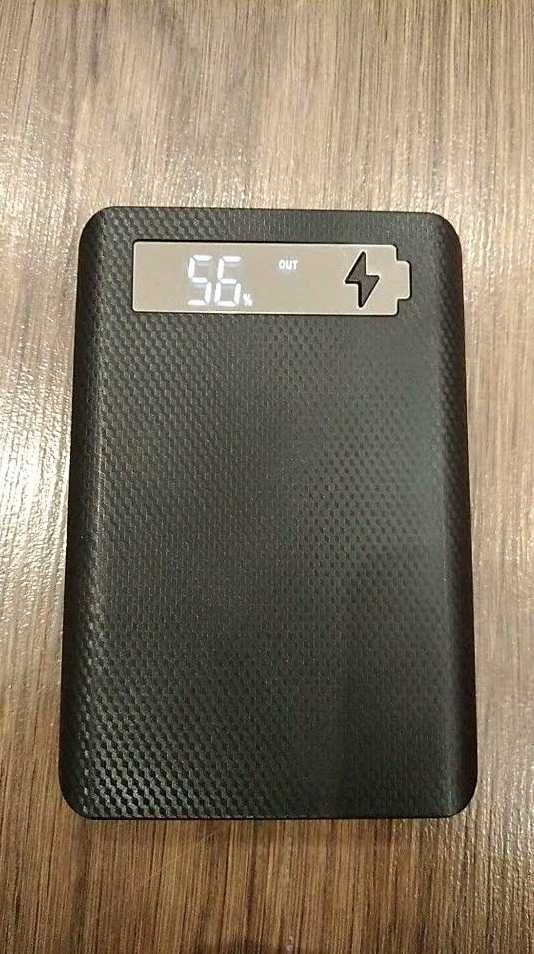 Корпус для сборки PowerBank на 5 аккумуляторов с экраном и фонариком