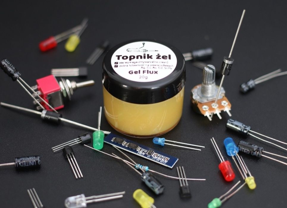 TOPNIK 20g Flux pasta lutownicza, żel do lutowania SMD, BGA