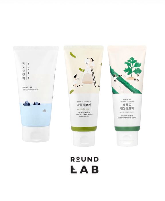 Пінки для вмивання Round lab 150 ml