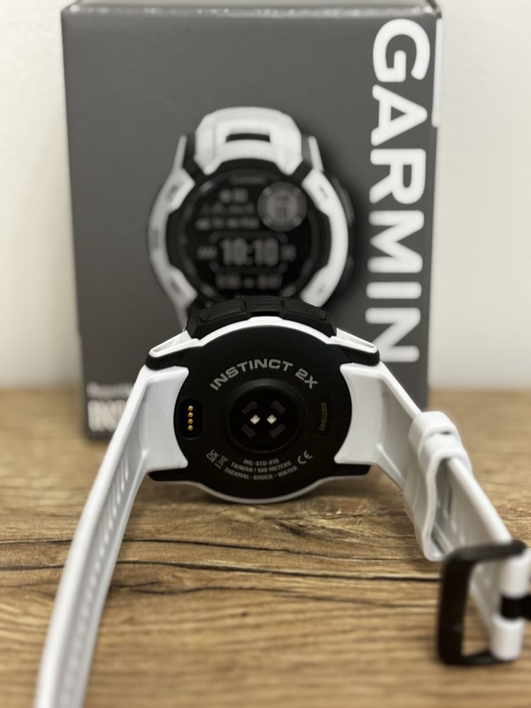 Garmin Instinct 2X Solar White, stan idealny, odbiór osobisty