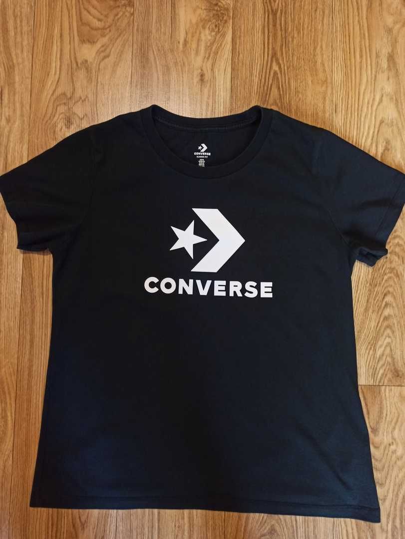 Футболка женская converse star chevron center front tee 10018569