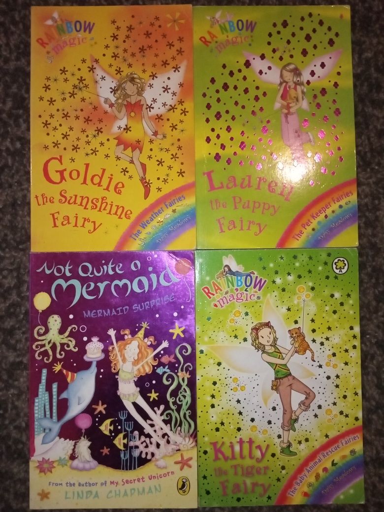 Kids 4x Fairies Mermaid Linda Chapman Daisy Meadows English angielski