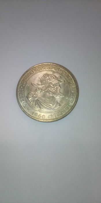 Moeda de 50 escudos em prata de 1968 Pedro Álvares Cabral
