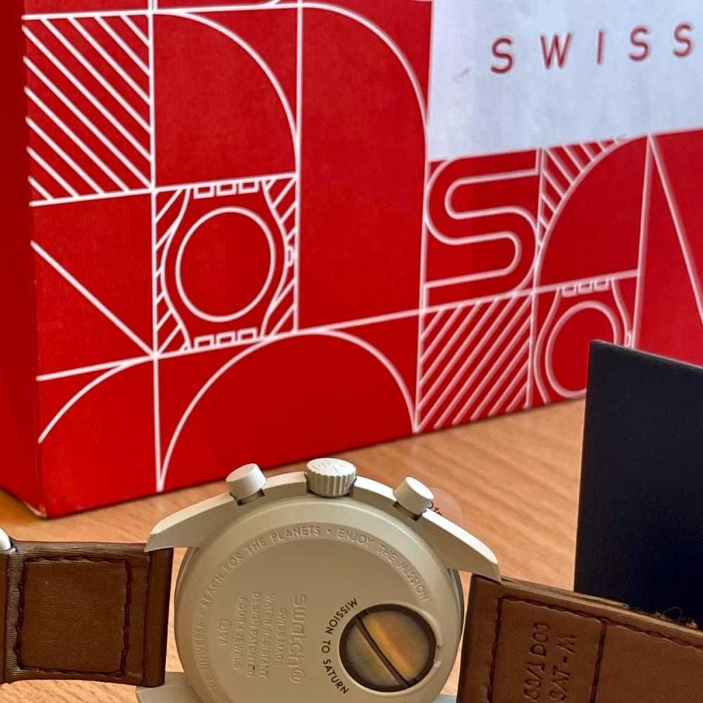 Omega x Swatch Saturn SO33T100 Tlenowa Gwarancja 5 Lat