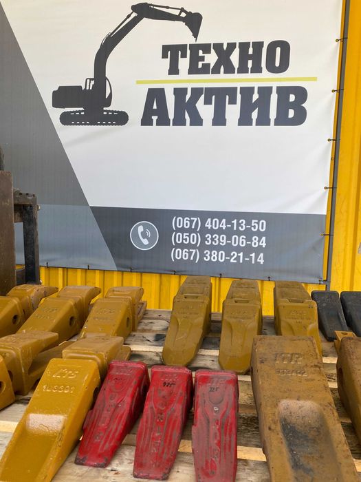 Зуб ковша, адаптер, коронка на CAT JCB VOLVO ATLAS Hitachi