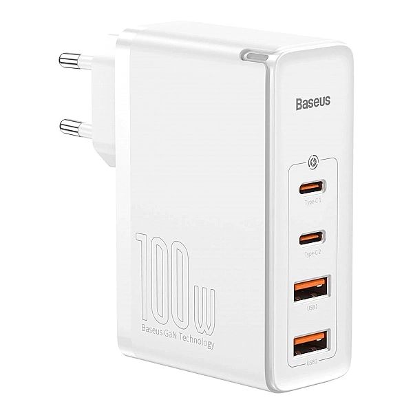 Baseus GaN2 Pro szybka ładowarka sieciowa 100W USB / USB Typ C Quick C
