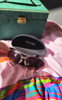Okulary przeciwsłoneczne panterka Guess GUT329 Gld-43