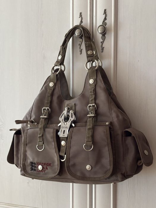 George Gina & Lucy torebka na ramię GGL khaki brąz torba Pamderson
