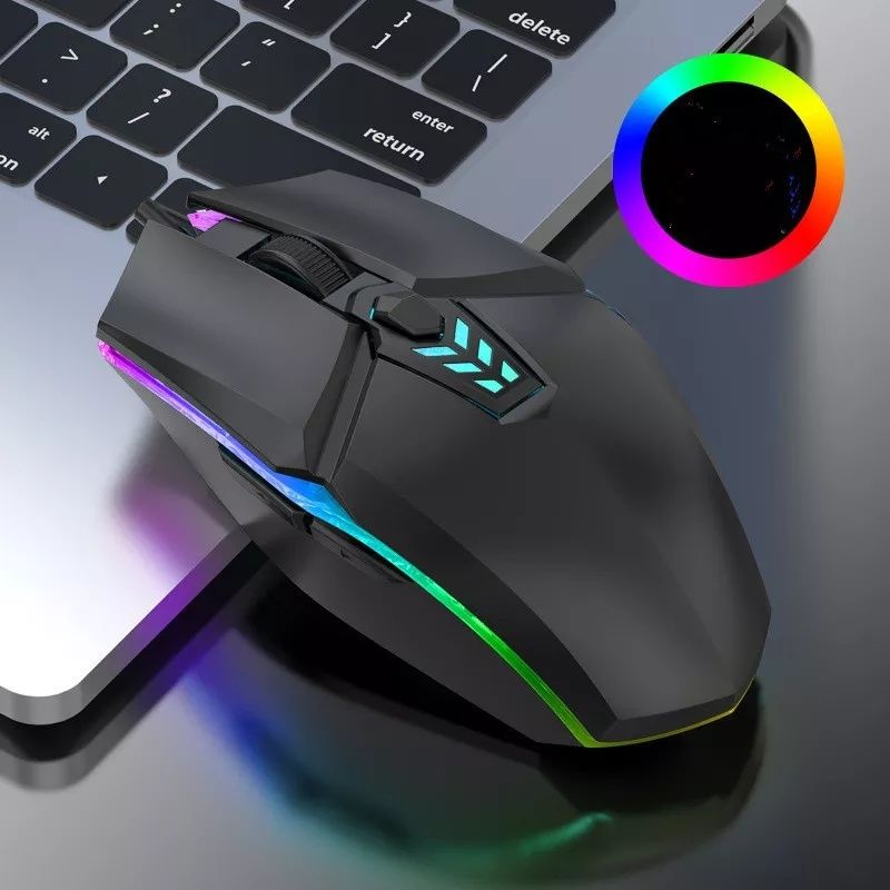 Myszka przewodowa GAMING RGB USB - DPI sensor Optyczny (dla graczy)