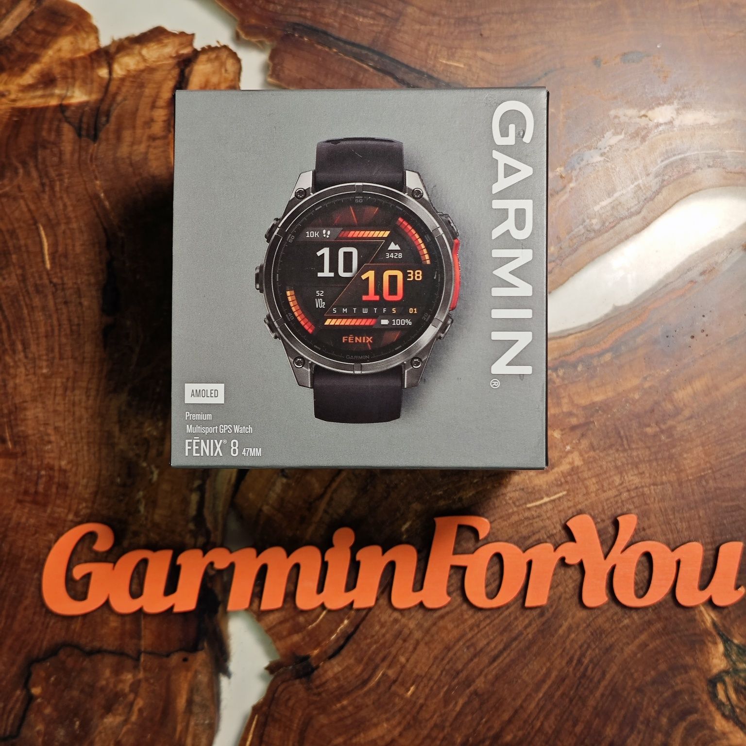 Garmin Fenix 8 47 mm, AMOLED, Black, 010-02904-00