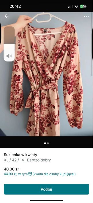 Sukienka w kwiaty