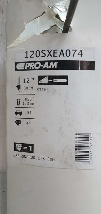 Prowadnica łańcucha Oregon 120SXEA074 12"/30cm 1,3mm 3/8P