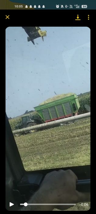 Przyczepa objętościowa Veenhuis do kukurydzy, kiszonki, zielonki