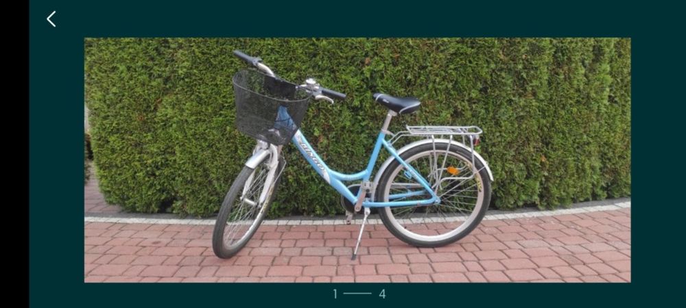 Sprzedam jak Nowy damski rower z biegami.