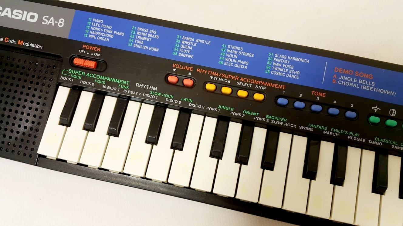 Keyboard Casio dla dzieci, z małą klawiaturą, japoński