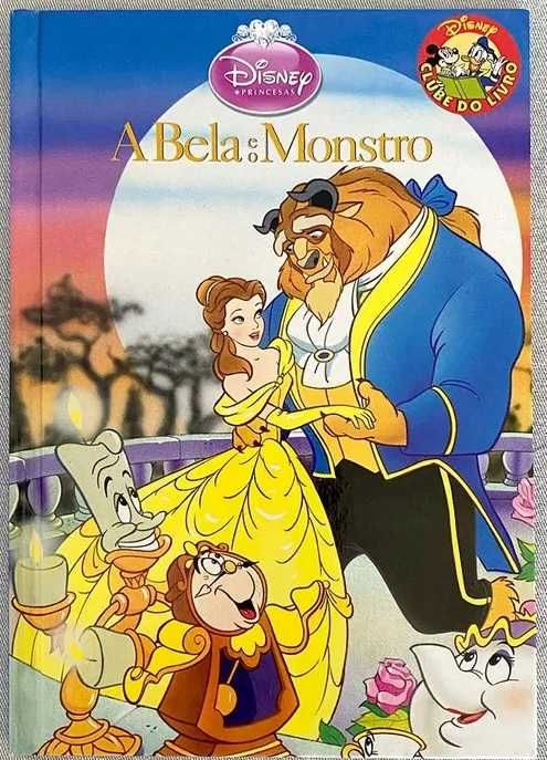 a bela e o monstro livro da disney clube do livro impecável