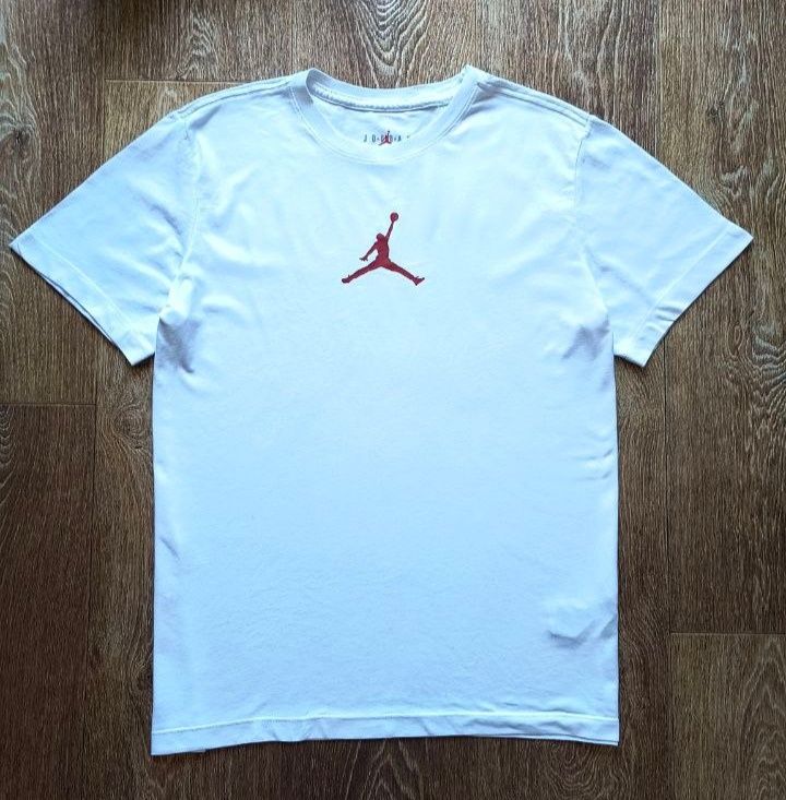 Белая мужская футболка свитшот худи Air Jordan размер M