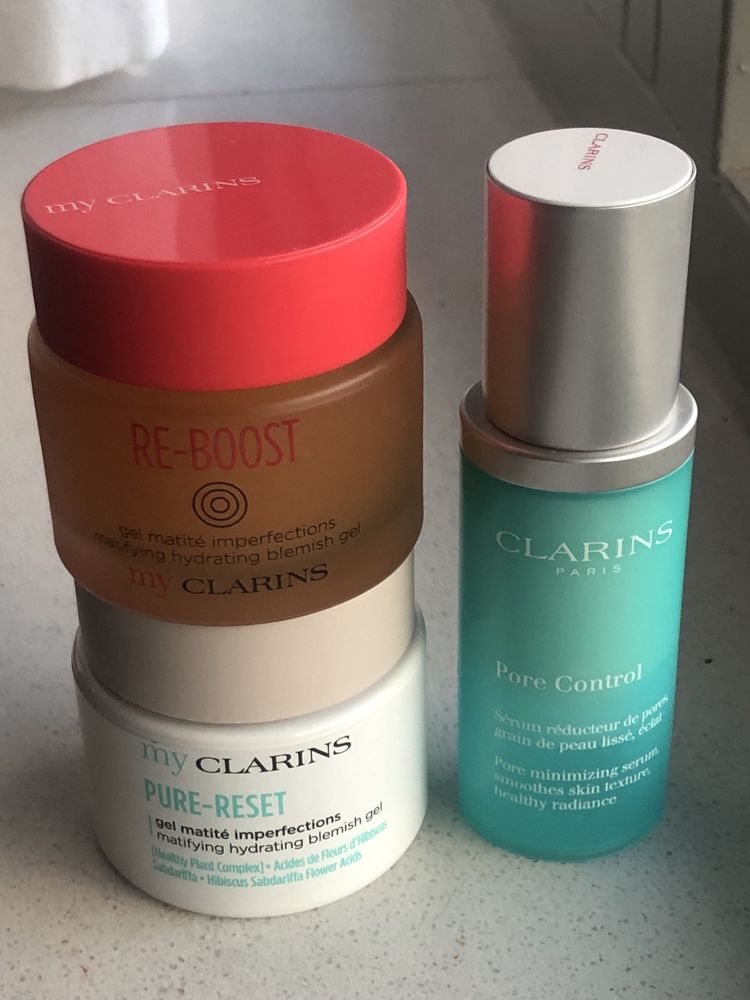 Clarins Re-boost pure-reset krem zel matujacy serum