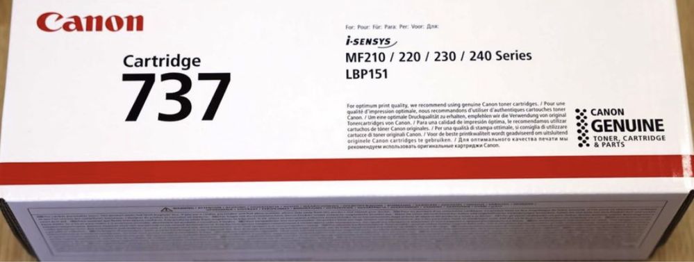 Продам новий оригінальний картридж 737