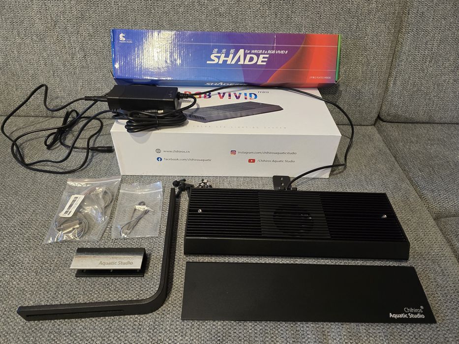 Lampa Chihiros Vivid Mini II + zawiesia + przysłony