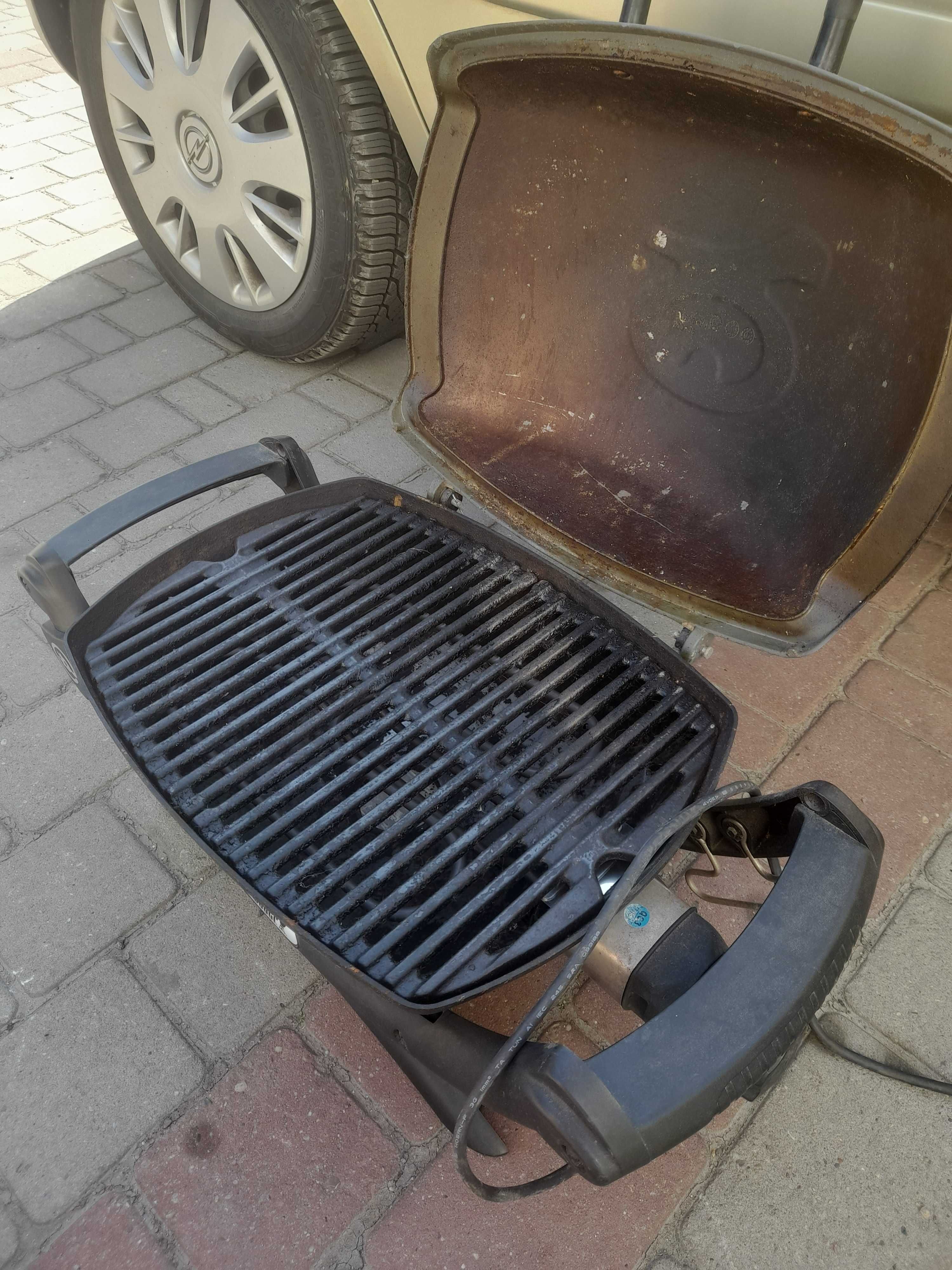 Grill WEBER Q ELEKTRYCZNY Ładny ZOBACZ !! Ruszt Żeliwny !