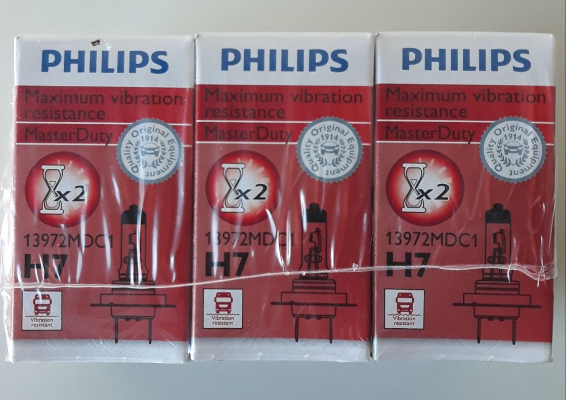 Lâmpadas Auto H7, H4, H3 e H1 - Philips/Osram