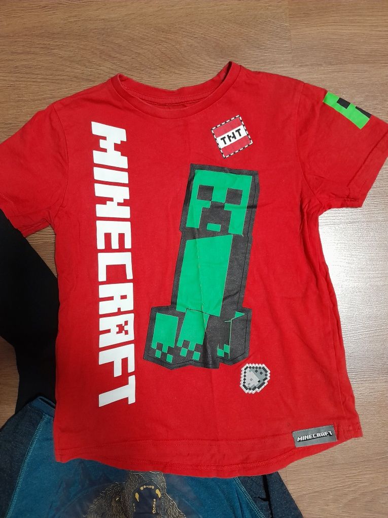 Лот речей рубашка в клітинку тепла футболка minecraft реглан Lego Sp