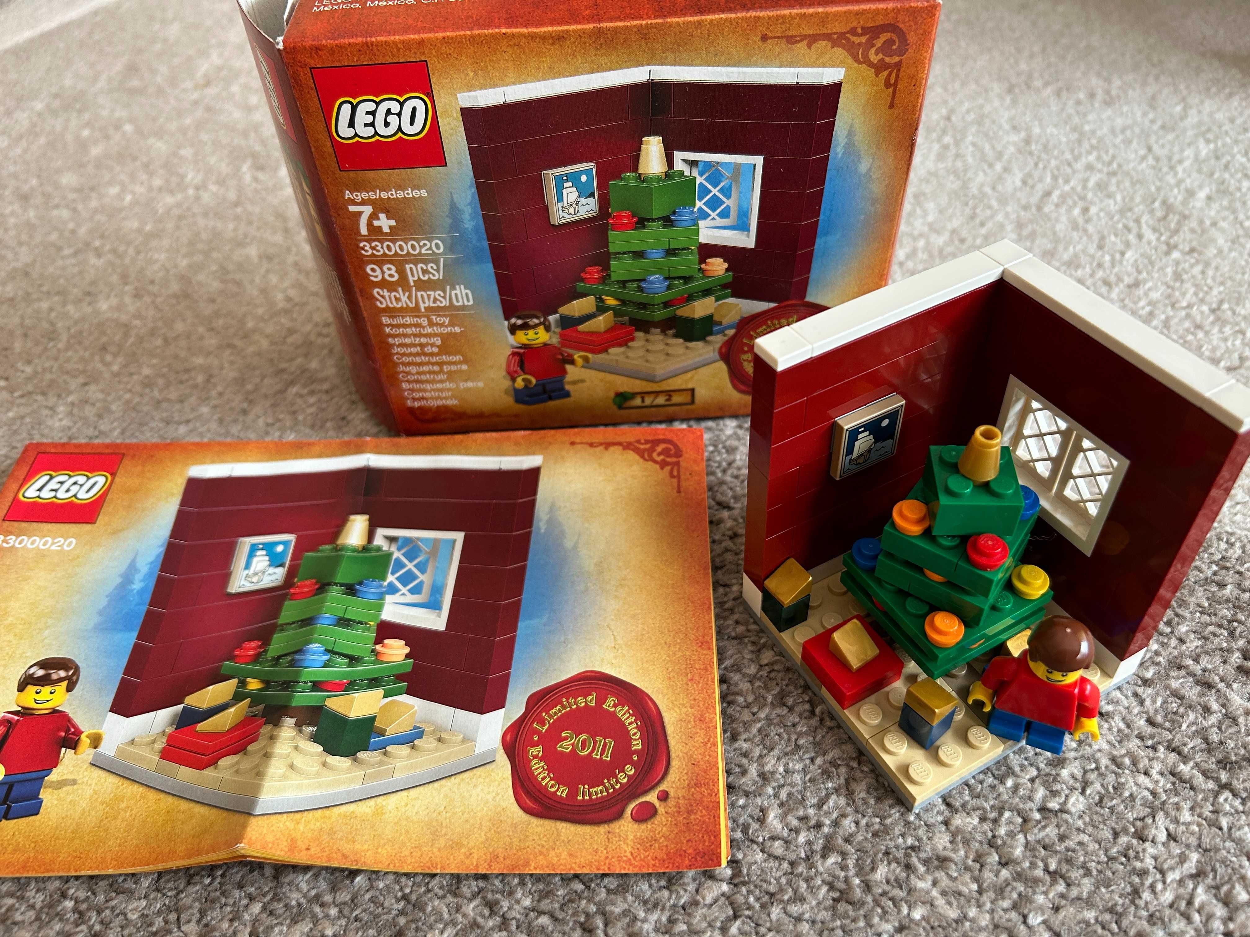 Lego zestaw Christmas tree scene z 2011 roku, limited edition