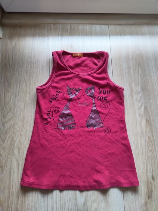 Bluzka koszulka top koty S 36