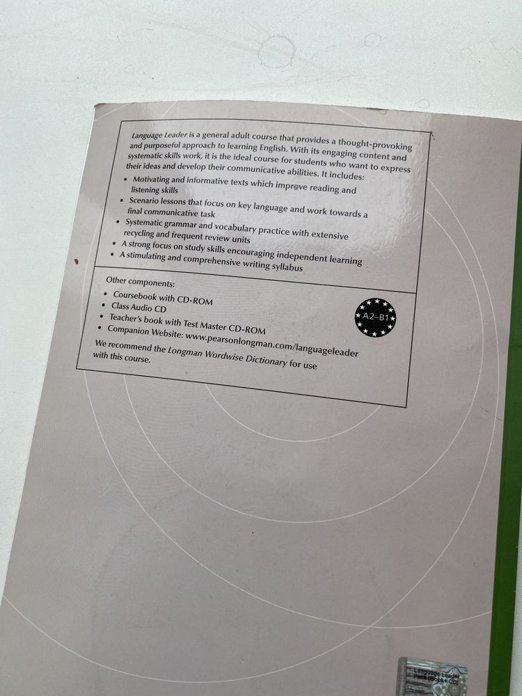 language leader workbook pre intermediate английский