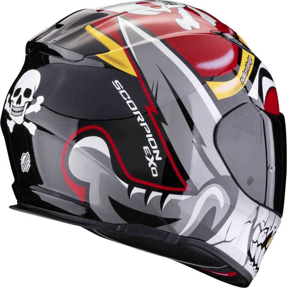 Kask motocyklowy integralny SCORPION EXO-491 PIRATE RED